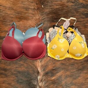 PINK Victoria's Secret Multi-Color Bra Set